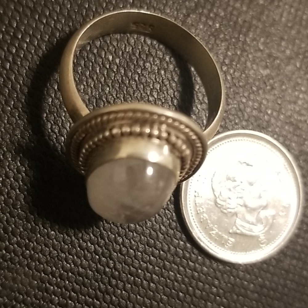 Moonstone ring. - Picture 3 of 4